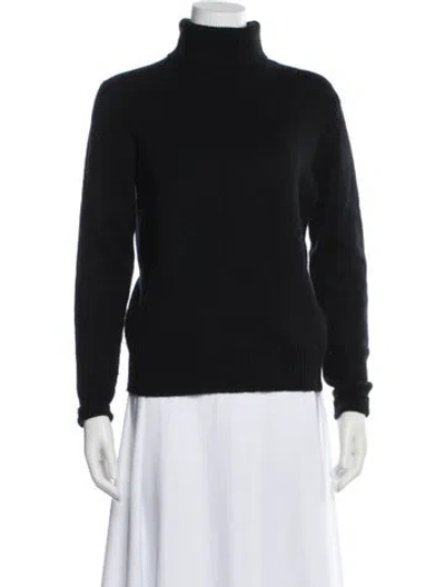 Pre-owned Tse Cashmere Turtleneck Sweater In Blue