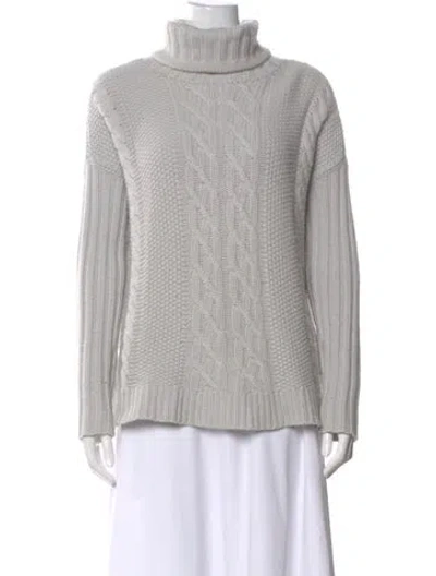 Pre-owned Tse Cashmere Turtleneck Sweater In Gray