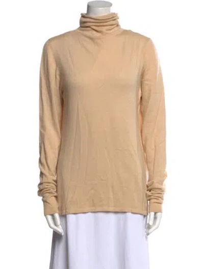 Pre-owned Tse Cashmere Turtleneck Sweater In Neutral