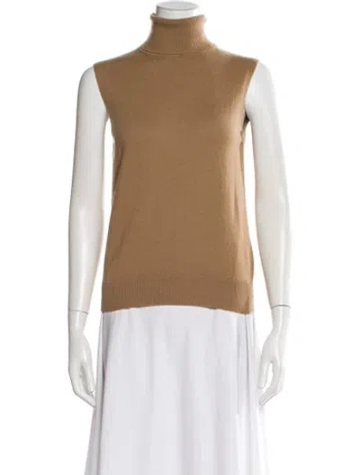Pre-owned Tse Cashmere Turtleneck Sweater In Neutral