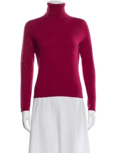 Pre-owned Tse Cashmere Turtleneck Sweater In Pink