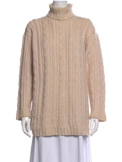 Pre-owned Tse Cashmere Turtleneck Sweater In Pink