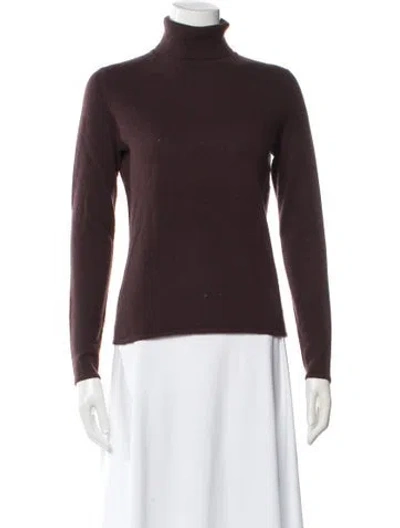 Pre-owned Tse Cashmere Turtleneck Sweater In Purple