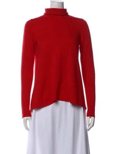 Pre-owned Tse Cashmere Turtleneck Sweater In Red