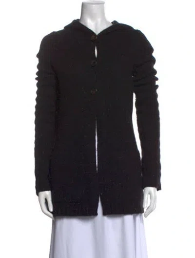 Pre-owned Tse Cashmere Tweed Pattern Sweater In Black