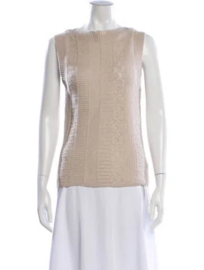 Pre-owned Tse Cashmere Vest In Neutral