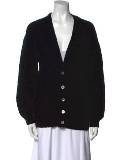 Pre-owned Tse Cashmere V-neck Sweater In Black