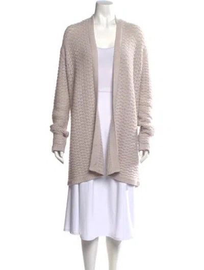 Pre-owned Tse Cashmere V-neck Sweater In Neutral