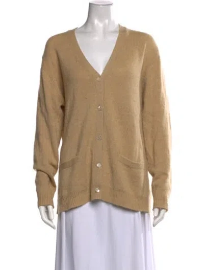 Pre-owned Tse Cashmere V-neck Sweater In Neutrals