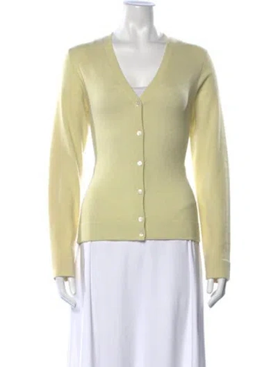 Pre-owned Tse Cashmere V-neck Sweater In Neutrals