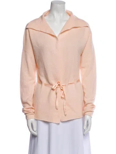 Pre-owned Tse Cashmere V-neck Sweater In Pink