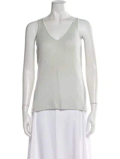 Pre-owned Tse Cashmere V-neck Sweater In Purple