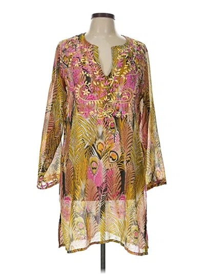 Pre-owned Tse Casual Dress In Gold