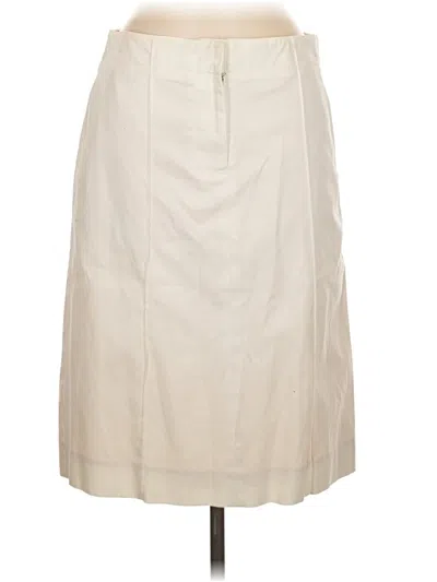 Pre-owned Tse Casual Skirt In Ivory