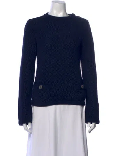 Pre-owned Tse Crew Neck Sweater In Black