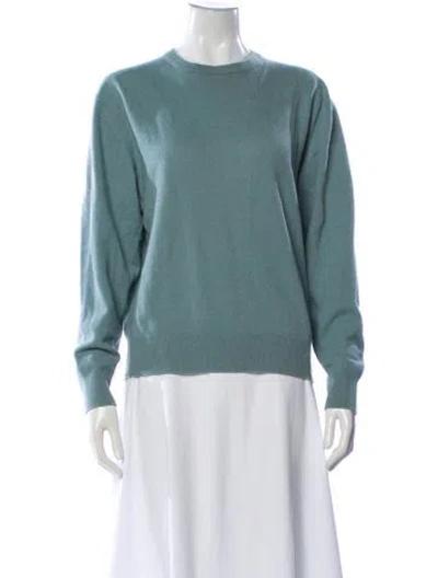Pre-owned Tse Crew Neck Sweater In Blue