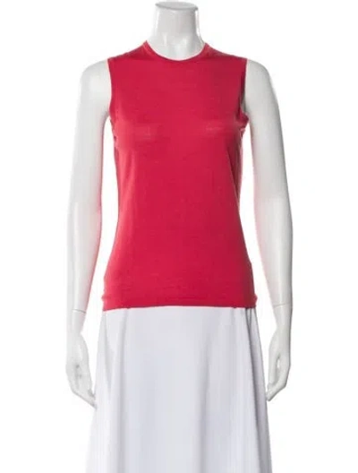 Pre-owned Tse Crew Neck Sweater In Orange