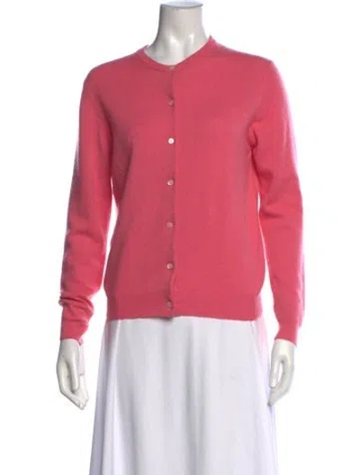 Pre-owned Tse Crew Neck Sweater In Pink