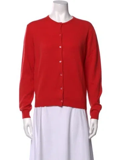 Pre-owned Tse Crew Neck Sweater In Red