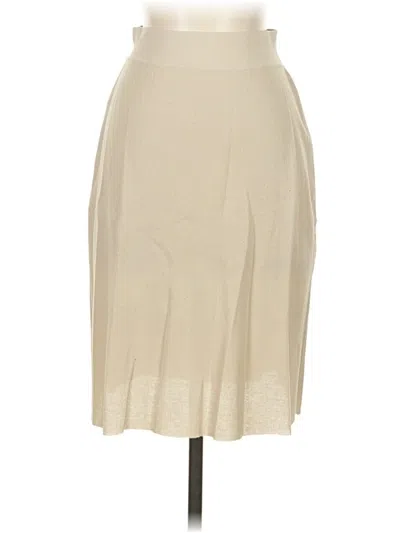Pre-owned Tse Formal Skirt In Brown