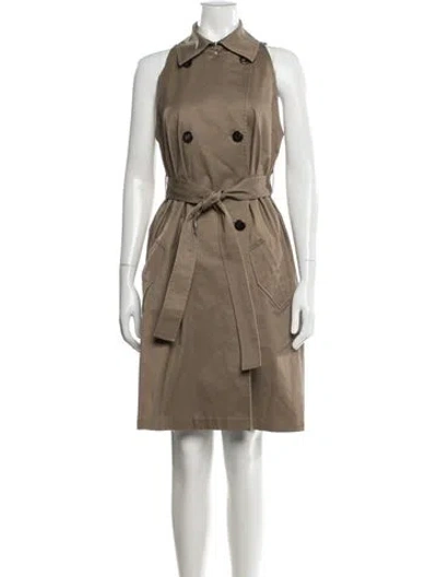 Pre-owned Tse Knee-length Dress In Neutrals
