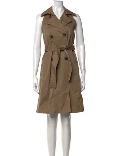 Pre-owned Tse Knee-length Dress In Neutrals