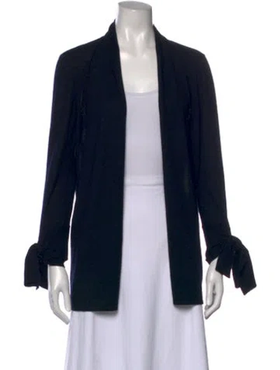 Pre-owned Tse Open Front Sweater In Black
