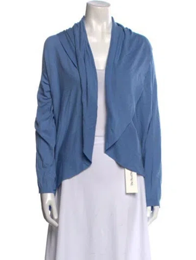 Pre-owned Tse Open Front Sweater W/ Tags In Blue