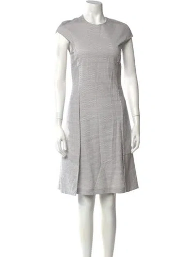 Pre-owned Tse Printed Knee-length Dress In Multicolor