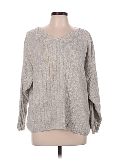 Pre-owned Tse Pullover Sweater In Gray