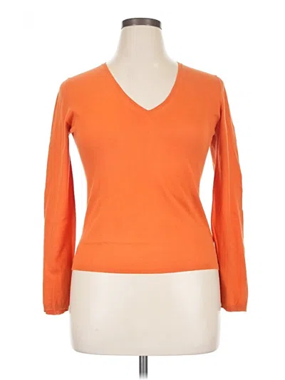 Pre-owned Tse Pullover Sweater In Orange