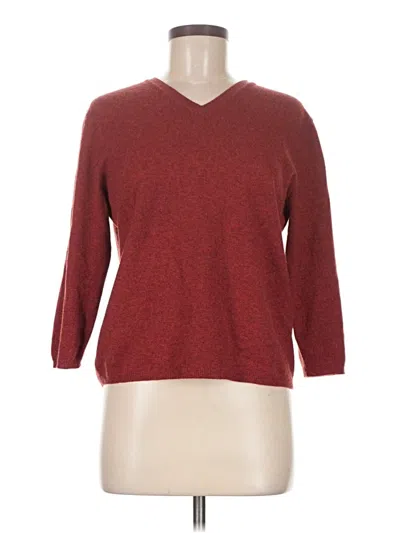 Pre-owned Tse Pullover Sweater In Red