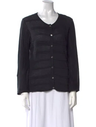 Pre-owned Tse Scoop Neck Sweater In Black