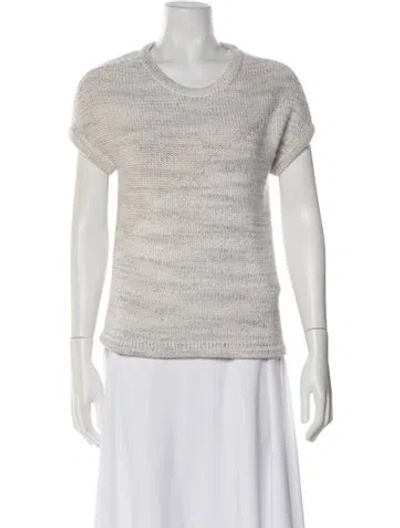 Pre-owned Tse Scoop Neck Sweater In Multi
