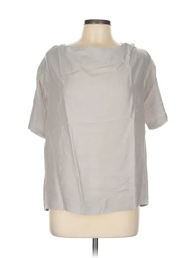 Pre-owned Tse Short Sleeve T-shirt In Silver