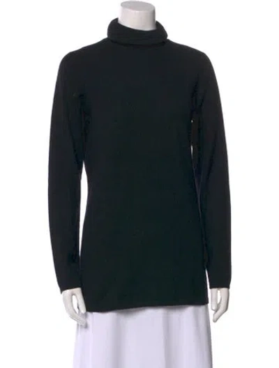 Pre-owned Tse Turtleneck Sweater In Black