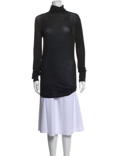 Pre-owned Tse Turtleneck Sweater In Black