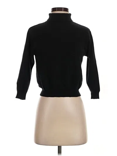 Pre-owned Tse Turtleneck Sweater In Black
