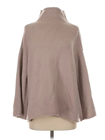 Pre-owned Tse Turtleneck Sweater In Brown