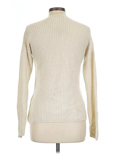 Pre-owned Tse Turtleneck Sweater In White