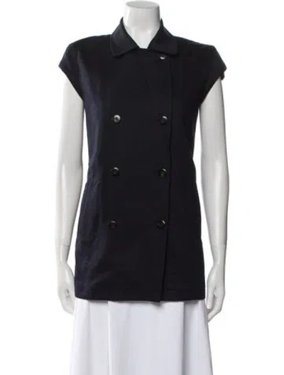 Pre-owned Tse Vest In Blue