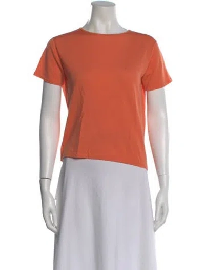 Pre-owned Tse Wool Bateau Neckline Sweater In Orange