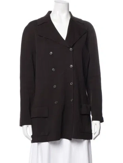 Pre-owned Tse Wool Blazer In Brown