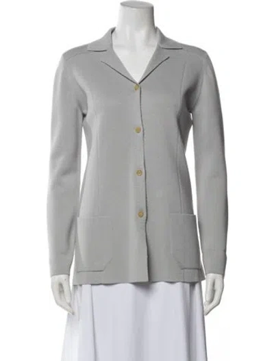 Pre-owned Tse Wool Blazer In Gray