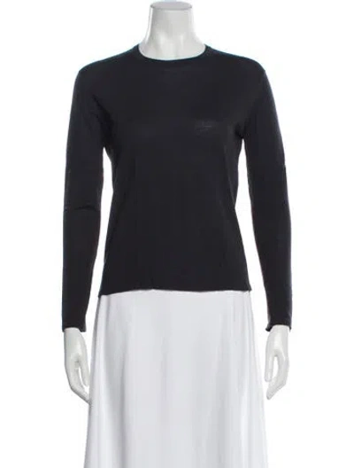 Pre-owned Tse Wool Crew Neck Sweater In Gray