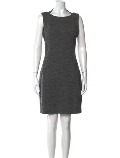 Pre-owned Tse Wool Knee-length Dress In Grey