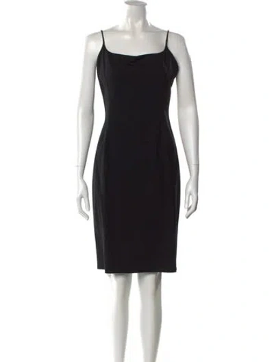 Pre-owned Tse Wool Mini Dress In Black