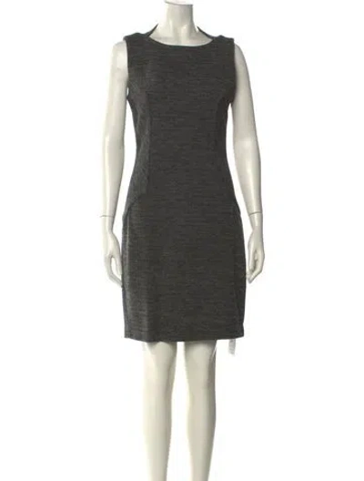 Pre-owned Tse Wool Mini Dress In Green