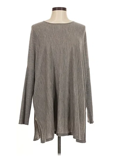 Pre-owned Tse Wool Pullover Sweater In Gray