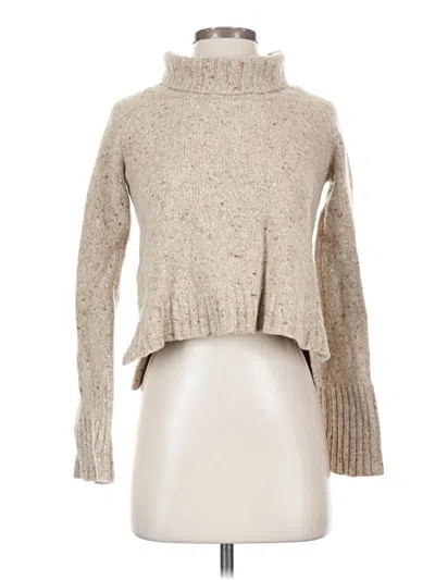 Pre-owned Tse Wool Pullover Sweater In Tan